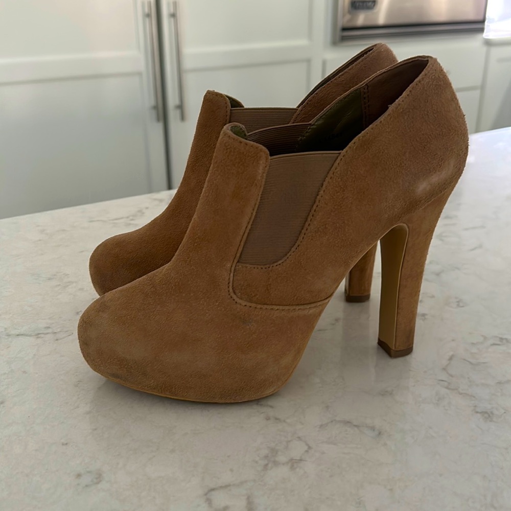 Suede Heels